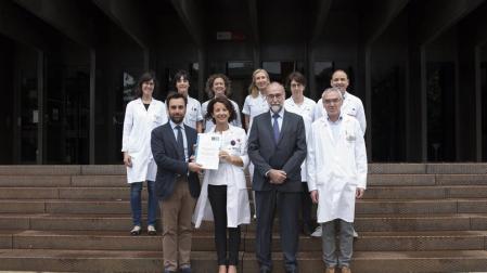 Una unidad del CHN recibe la certificación nacional que acredita su calidad