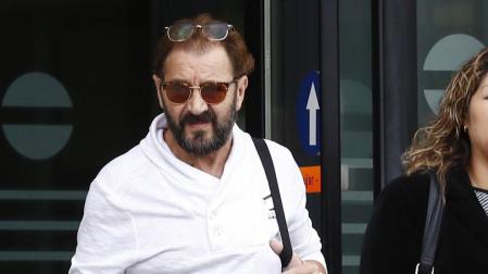Antonio Fontaneda, saliendo del Palacio de Justicia.