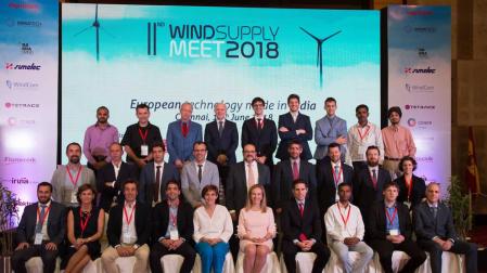 El Gobierno foral acompaña a 11 empresas eólicas en el II Wind Supply Meeting, en India