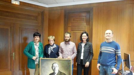 La familia de un discípulo de Maeztu dona al museo un óleo y otros recuerdos