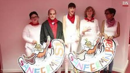 Fundación Atena apoyan la campaña 'San Fermín Sí, San Fermin BAI'