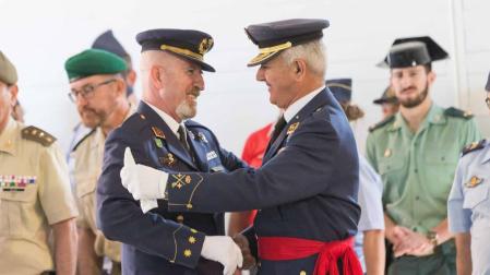 El coronel Briones, nuevo jefe del polígono de tiro de Bardenas