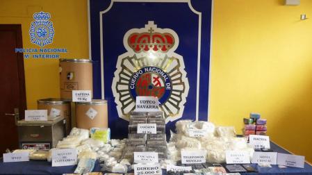 Incautado en Navarra el mayor alijo de cocaína de la última década