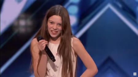 La sorprendente actuación de la niña "dulce" de 'American's Got Talent'