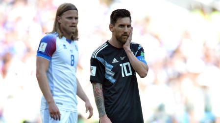 Argentina no logra pasar del empate a uno ante Islandia