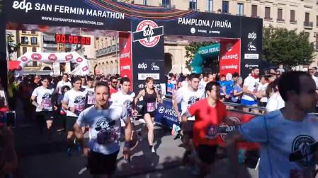 Las cinco carreras de la EDP San Fermín Marathon, en directo