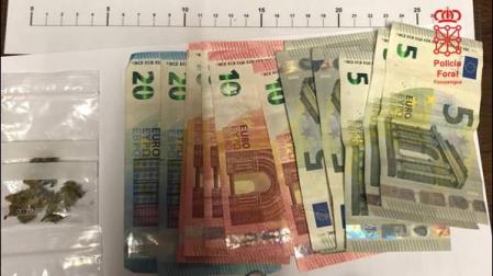 Detenido en Barañáin un menor por tráfico de drogas
