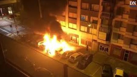 Incendio en Iturrama