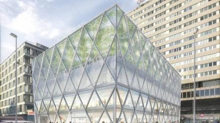 Norman Foster diseña un edificio transparente en la plaza de Colón para 2019