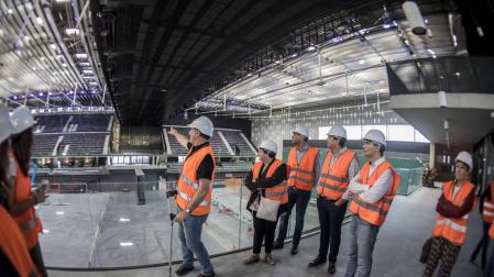 Los grupos parlamentarios respaldan la apertura del pabellón Navarra Arena