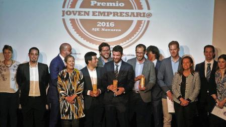 Ciro Larrañeta, CEO de Tetrace, gana el Premio Joven Empresario Navarro 2016