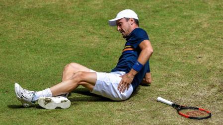 Bautista se retira por lesión en Halle y deja a Coric vía libre hasta la final