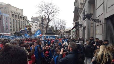 Imagen de la movilización en Madrid del pasado mes de abril.