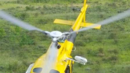 Rescatado un montañero bloqueado en una cantera rocosa en el monte Ezcaba