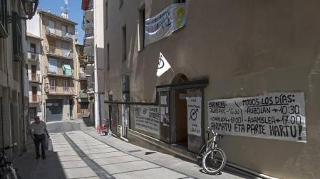 Leoz deja al Gobierno la decisión sobre los okupas del Hospital Viejo de Estella