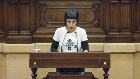 Anna Gabriel, diputada de la CUP en el Parlament.