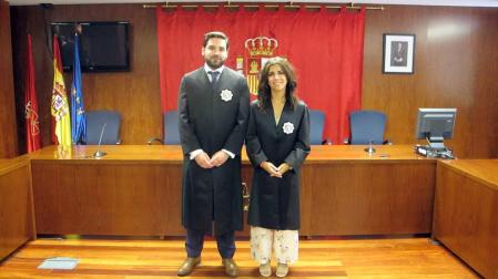 Toman posesión dos jueces de la Escuela Judicial con destino en Navarra