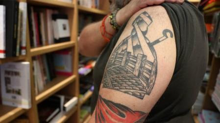 Tatuajes de San Fermín que se hizo Carmelo Buttini.