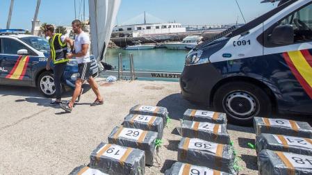 Detenidos los tres tripulantes de un velero cargado con 1.500 kilos de cocaína