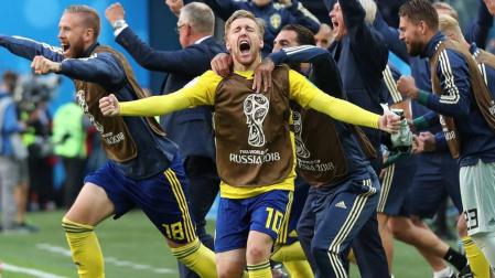 Forsberg guía a Suecia a los cuartos de final