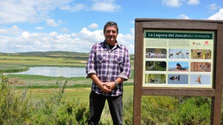 Acondicionan un observatorio en la laguna del Juncal de Tafalla
