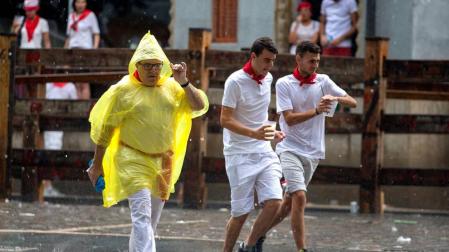 Alerta en el norte de Navarra por chubascos y tormentas fuertes