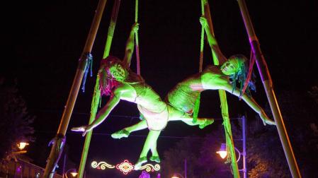 La acrobacia, protagonista en el espectáculo 'La dama de trapos' en Carlos III