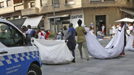 Intervenidos 3.500 kg de objetos falsificados para Sanfermines