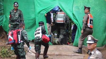 Comienza la segunda misión de rescate de los niños atrapados en Tailandia