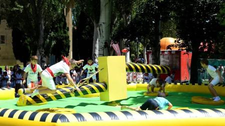 Los Sanfermines también ofrecen diferentes espacios para que los más pequeños puedan disfrutar sin parar de jugar