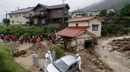 Aumenta a 62 el número de fallecidos por las lluvias torrenciales en Japón