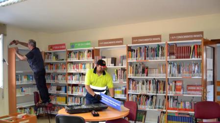 La biblioteca pública de Andosilla cierra durante los dos próximos meses