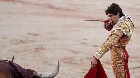 Faena de los toros de la ganadería Fuente Ymbro para los diestros Sebastián Castella, Miguel Ángel Perera y López Simón