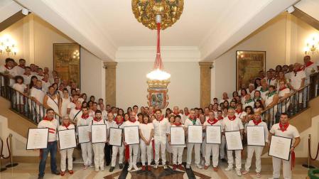 Reconocimiento a bandas de música que se reunieron en Pamplona hace 100 años