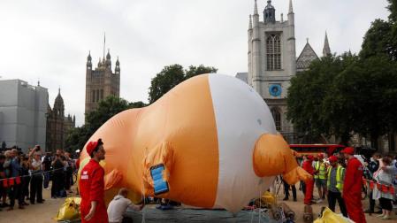 El alcalde de Londres defiende su decisión de autorizar el globo del "bebé Trump"
