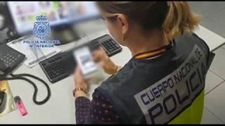 Operación de la Policía Nacional contra la pornografía infantil