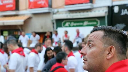 Imágenes del octavo encierro de los Sanfermines de 2018, con toros de la ganadería Miura.
