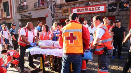 Trasladados seis corredores al CHN sin heridas por asta de toro