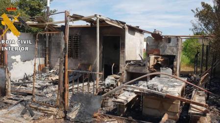 La Guardia Civil localiza al responsable de varios incendios en Castejón