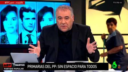 Amelia, la limpiadora que se coló en el directo de 'Al Rojo Vivo'