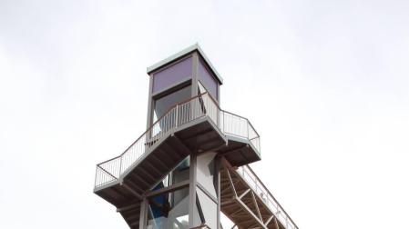 Tudela inaugura el nuevo ascensor de la cuesta de la Torre Monreal