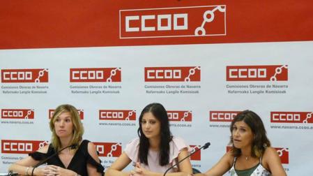 Campaña de CC OO en Navarra para denunciar contratos precarios este verano