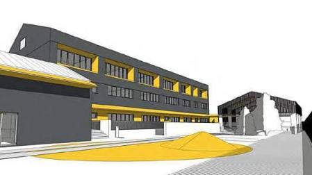 Adjudicadas las obras de construcción del nuevo colegio de Roncal