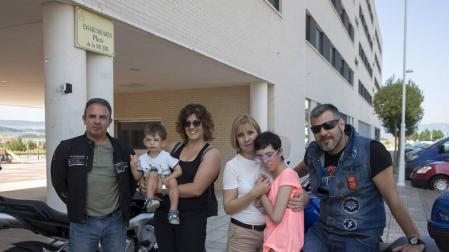 Concentración motera por dos menores con el 'Síndrome 5p-' en Urroz-Villa