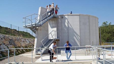 Inaugurada la nueva depuradora de filtro biológico de Liédena