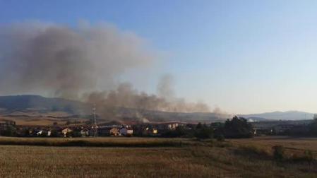 Incendio en Zizur Mayor