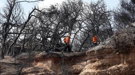 Grecia se vuelca en la búsqueda de desaparecidos tras los trágicos incendios