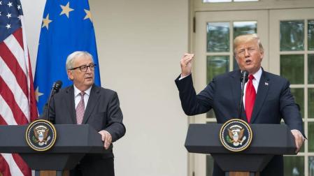 Estados Unidos y la Unión Europea acuerdan una tregua comercial