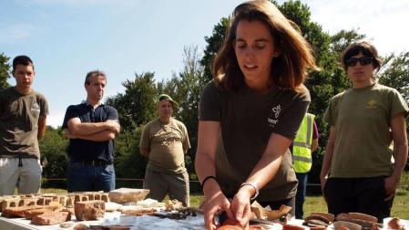 Una excavación evoca la vida cotidiana de Roma en el Pirineo
