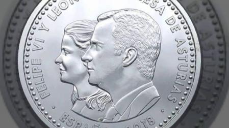 La princesa Leonor no parece ella en su primera moneda